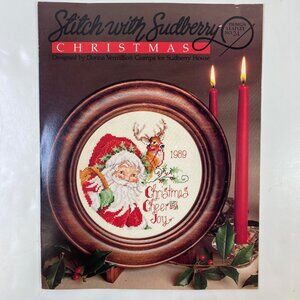 Sudberry House Santa Reindeer Vintage Cross Stitch Pattern Book Christmas No. 24